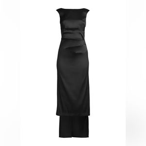 Aidan Mattox Ankle-Length High-Low Cocktail Dress